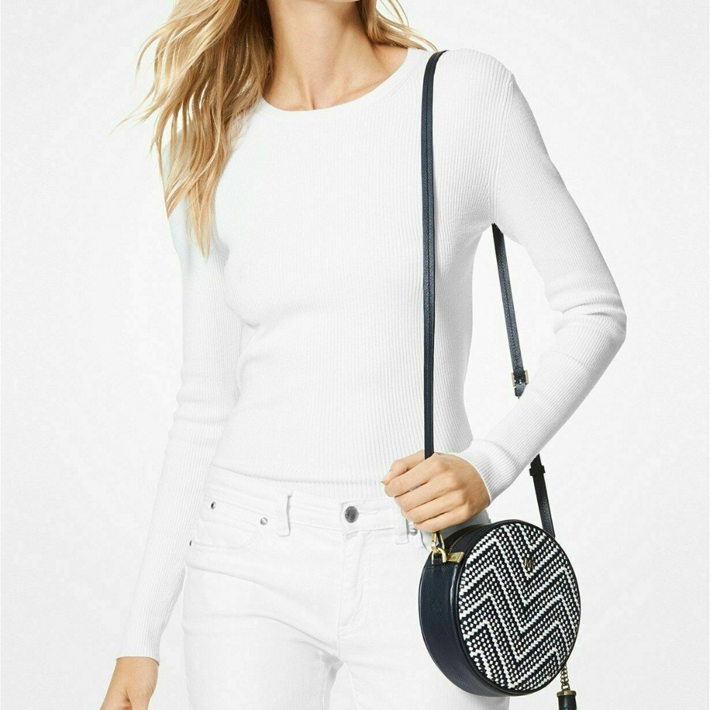Michael Michael Kors Colorblock Woven Chevron Bag